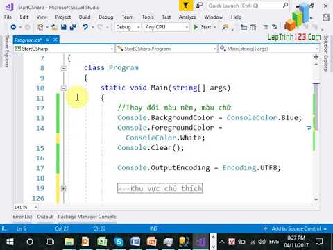 VD02 - Hướng dẫn sử dụng Visual Studio - P2