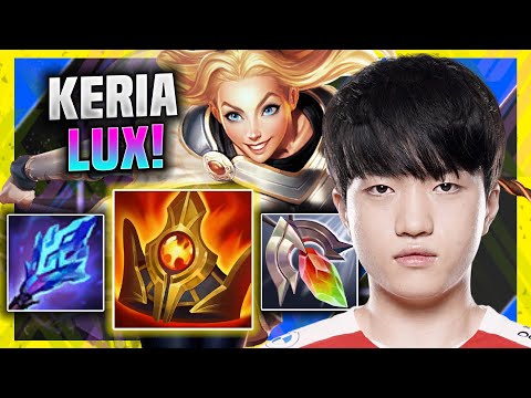LEARN HOW TO PLAY LUX SUPPORT LIKE A PRO! - T1 Keria Plays Lux Support vs Amumu! | Season 11