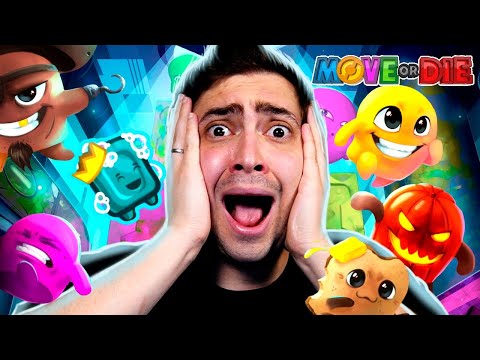 alanzoka jogando move or die na noitada com os amigos