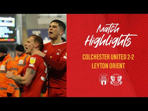 HIGHLIGHTS | Colchester United 2-2 Leyton Orient