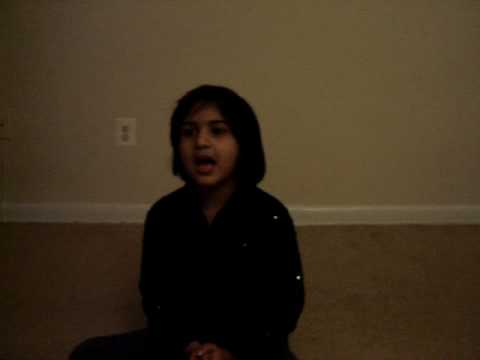 Shalvi singing Santa song