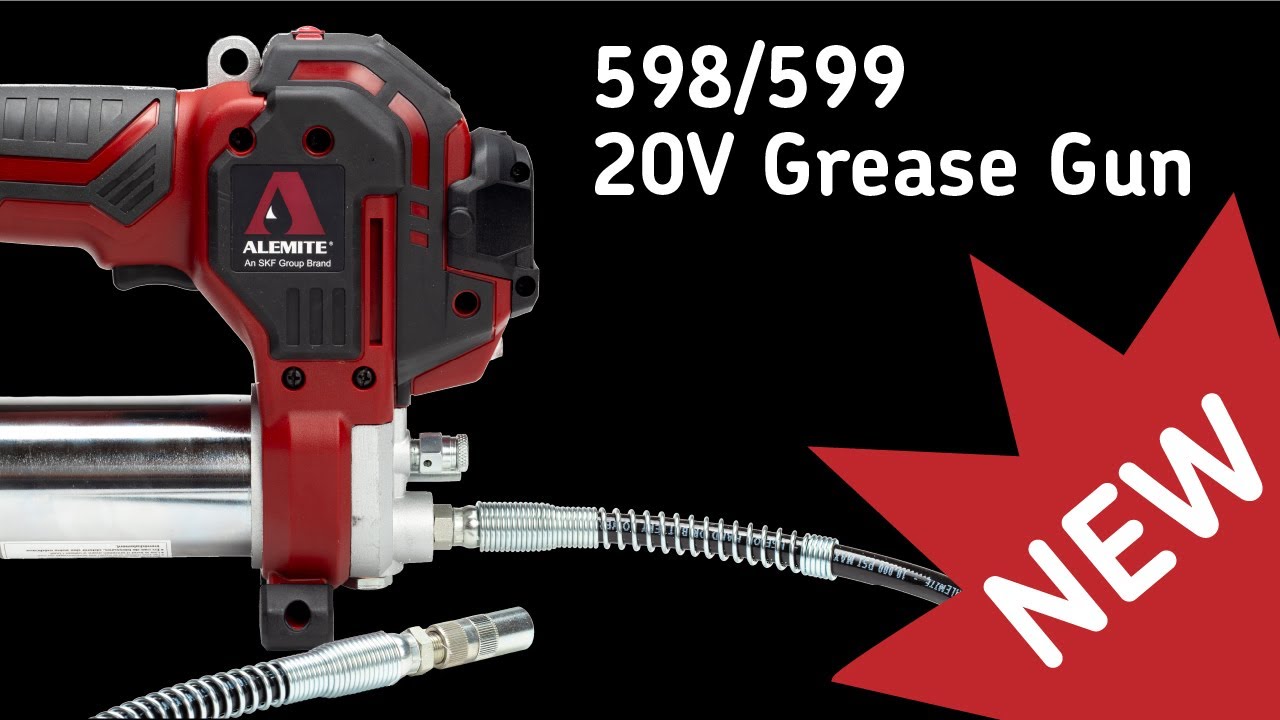 **NEW PRODUCT** Alemite 598 20 volt Battery Powered Grease Gun!