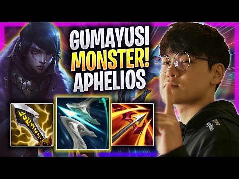 GUMAYUSI IS A MONSTER WITH APHELIOS! - T1 Gumayusi Plays Aphelios ADC vs Jinx! | Season 2023