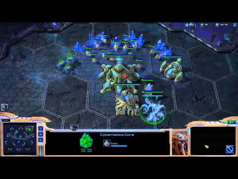 Destiny learning protoss (Minigun on Skype) [Game 9] - Starcraft 2 Ladder