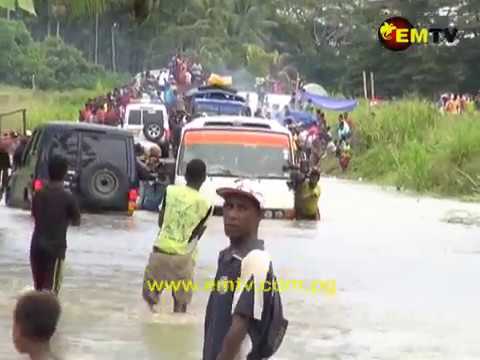 Locals Affected by Flooding in Central Province