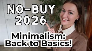 No-Buy 2026 - Rules and Goals for my 6th No-Buy Year!