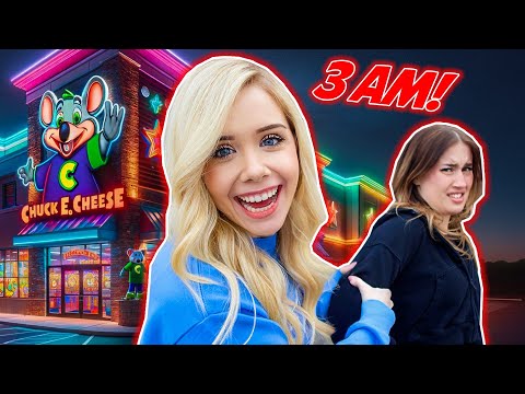 WE WENT TO CHUCK E CHEESE AT 3 AM...