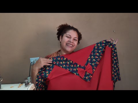 Toalha de chá feita com a técnica rocambole é Artes da Mary.