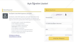 Açık Öğretim Lisesi Öğrenci Girişi Nasıl Yapılır?