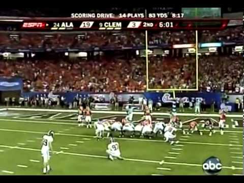 2008 #24 Alabama vs  #9 Clemson