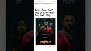 how to download project power  best movie 🍿