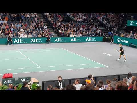 Medvedev vs Gaston - Second set - 4-2- Break Game Hugo