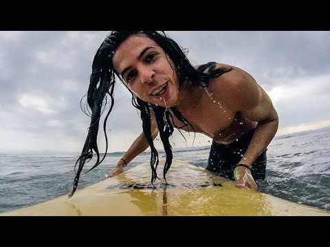 LEARNING TO SURF IN BALI, INDONESIA