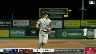 Cole Carrigg clubs his fourth grand slam of the year