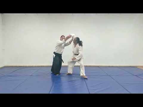 Aikido Basic Techniques: Yokomen Uchi - Nikyo