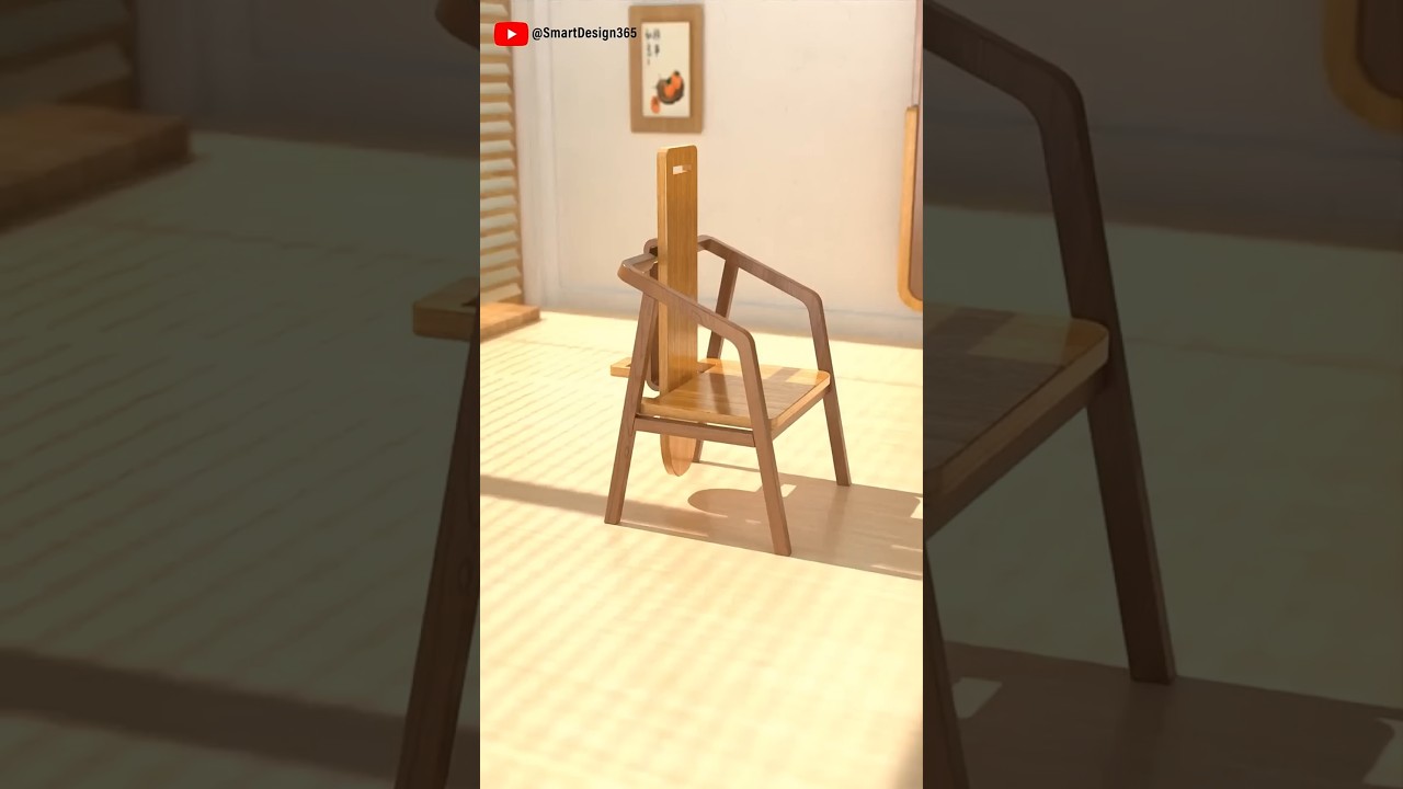 Ironing Board Folding Chair Design #design#Furniture Design