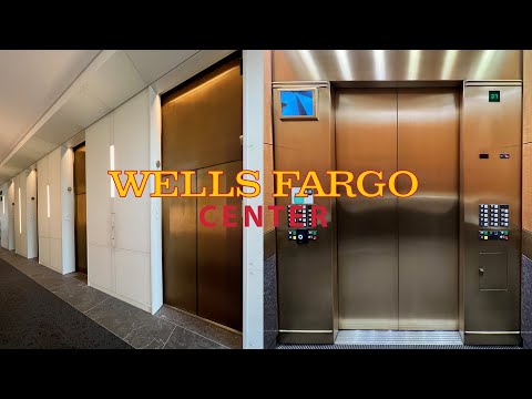 Beautiful Custom OTIS Series 1 Traction Elevators - Wells Fargo Center - Seattle, WA