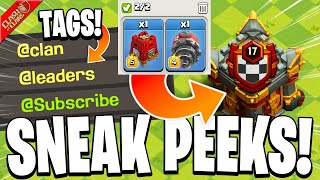 APRIL CLASH OF CLANS SNEAK PEEKS ARE HERE!