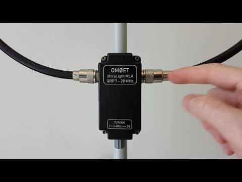 IMPROVED - UltraLight Magnetic Loop Antenna