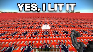 Destroying my pc with tnt in Minecraft