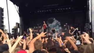 Of Mice & Men // Bones Exposed Live @Las Vegas Extreme Thing 2014 3-29-14 Hard Rock Live Stage