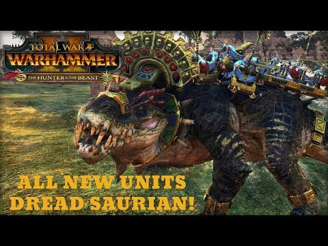 NAKAI THE WANDERER AND DREAD SAURIAN! The Hunter and the Beast DLC - Total War Warhammer 2