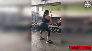 Aletta Ocean - Girl with Big Booty, Squat Workout