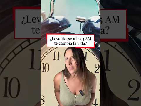 ⏰ Levantarte a las 5:00 no te va a convertir automáticamente en una persona más productiva.