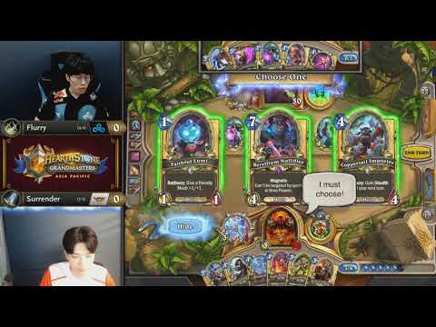 Flurry vs Surrender - Hearthstone Grandmasters Asia-Pacific - Week 4