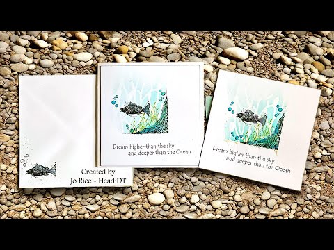 Fishy Corner by Jo Rice - A Lavinia Stamps Tutorial