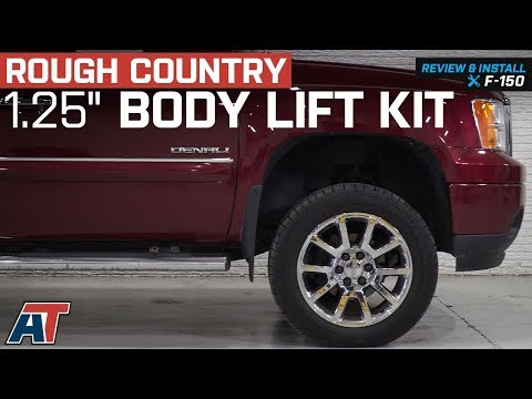 2007-2013 Sierra Rough Country 1.25" Body Lift Kit 2WD 4WD Review & Install