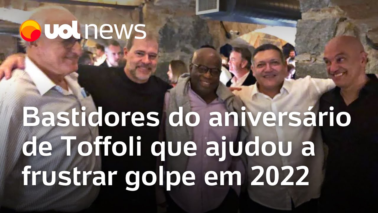 Aniversário de Dias Toffoli ajuda a frustrar plano de golpe em 2022, revela livro-reportagem