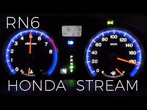 (2007y) HONDA  STREAM , acceleration test,cruise engine RPM. 1800cc  NA  5AT  FF  SOHC. R18A