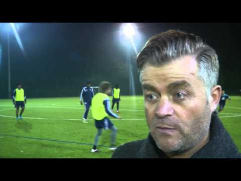 Whitehawk manager Steve King and Sergio Torres speak ahead of their game against Lincoln City