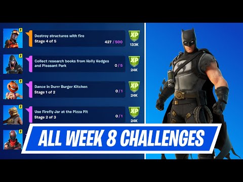 All Week 8 Epic & Legendary Quest Challenges Guides in Fortnite - Week 8 Quest in Chapter 2 Season 6