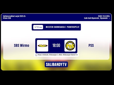 Miesten Suomisarja | Pudotuspelit 2. ottelu : SBS Wirmo - PSS  10.3.2024