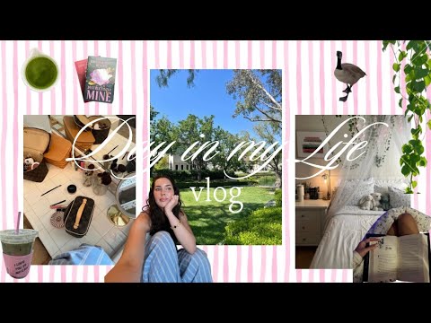 day in my life vlog 🍵🧘‍♀️🎧🦆 (starting new book, matcha, solo date + more)