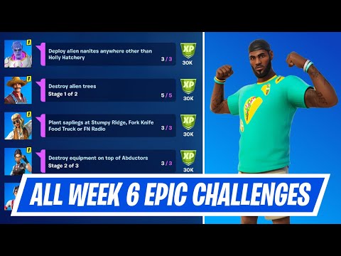 All Week 6 Epic Quest Challenges Guide in Fortnite - How to complete Week 6 Epic Quests in Season 7