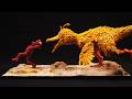 I Made Big Bird As A Dinosaur Chasing Elmo