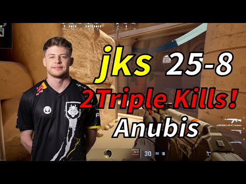 CS2 jks ACE POV Faceit Anubis (25-8) | 24/07/05 #cs2 #demo
