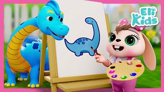 Draw Dinosaur, Unicorn +More | Eli Kids Songs & Nursery Rhymes