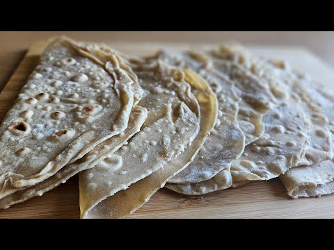 Homemade Lavash Recipe: Soft Flatbread in 30 Minutes | Easy Lavash Bread Tutorial