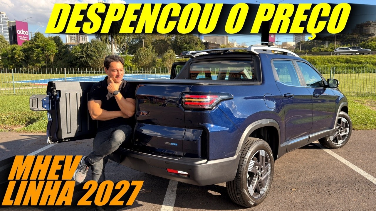 BAIXOU O PREÇO FIAT TORO VOLCANO MHEV 2027 - Segunda Picape mais vendida do Brasil