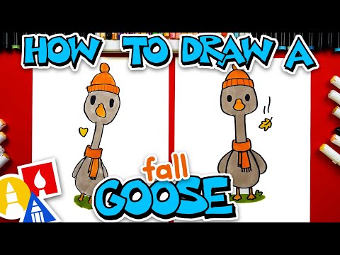 How To Draw A Fall Goose