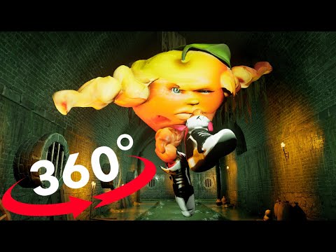 360° VR | Udin Din Din Dun ATTACKS YOU in his Dungeon but Tung Tung Tung Sahur Shows Up