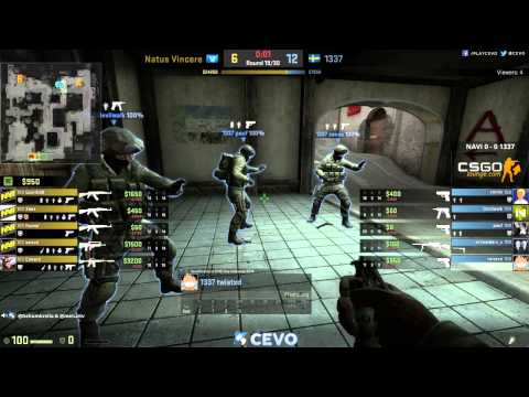 Natus Vincere vs 1337 Game 1 (CEVO-P CS:GO Season 7) - Helium & Metuz