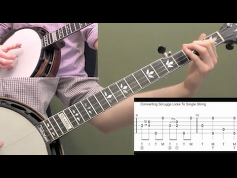 Basic Single String Technique Beginner Banjo Lesson