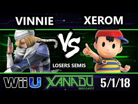 S@X 248 Smash 4 - Vinnie (Sheik) Vs. Xerom (Ness) - Wii U Singles Losers Semis