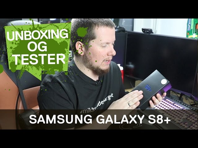 YouTube Video - Førsteinntrykk av Samsung Galaxy S8+ | Unboxing