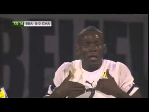 Brazil vs Ghana (Highlights) (Damiao Goal) (1-0)